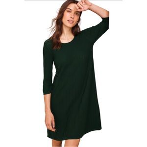 EILEEN FISHER Washable-Wool Scoop-Neck Dress XS
